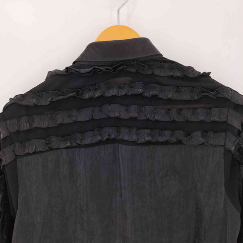 イタリヤ 伊太利屋 スパンコール フリルデザイン L/S シャツ レディース 9