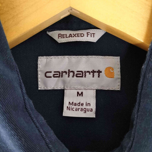 カーハート Carhartt RELAXED FIT ロゴパッチ ツイル ワークシャツ メンズ import:M