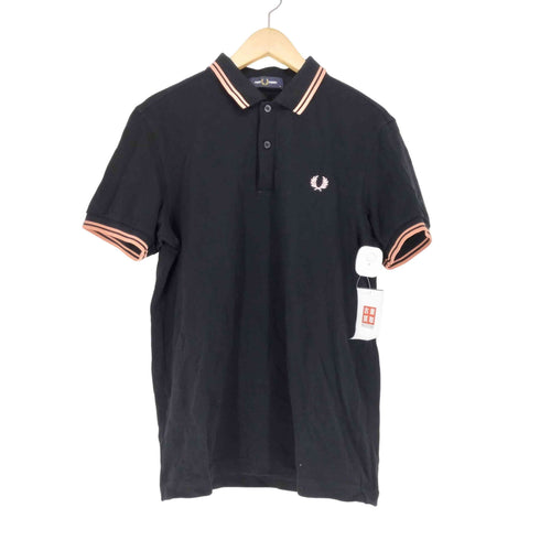 フレッドペリー FRED PERRY 刺繍鹿の子ポロシャツ メンズ M