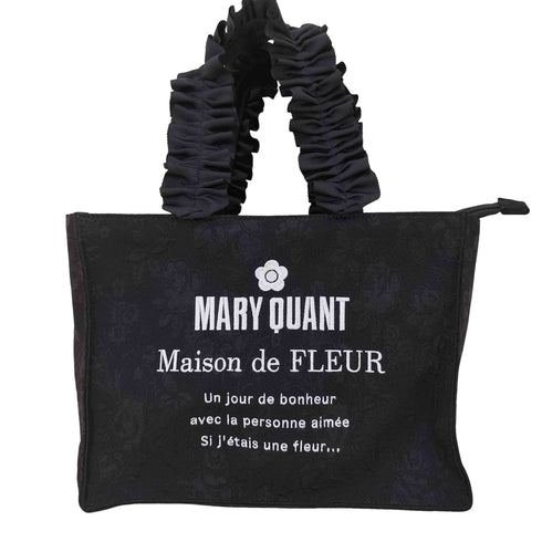 マリークワント MARY QUANT フリル スクエア トート Sバッグ レディース