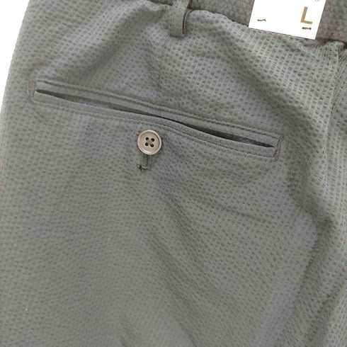 ムジルシリョウヒン 無印良品 ストレッチサッカー ノータックパンツ メンズ JPN:L