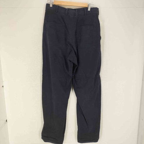 ヨウジヤマモトプールオム Yohji Yamamoto POUR HOMME 90S フロントギャザーコットンワイドスラックス メンズ M