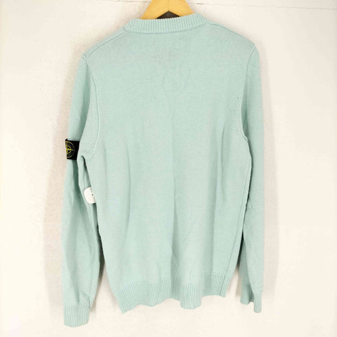 ストーンアイランド STONE ISLAND ロゴパッチクルーネックニット メンズ L