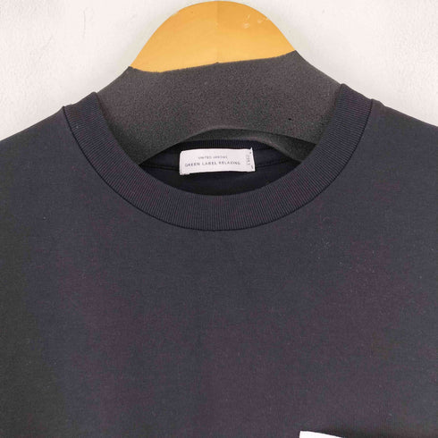 ユナイテッドアローズグリーンレーベルリラクシング UNITED ARROWS green label relaxing コットン ポケット切替 S/S Tシャツ メンズ JPN:S