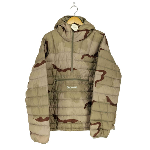 シュプリーム Supreme 24FW SUPREME MICRO DOWN HALF ZIP HOODED PULLOVER メンズ L