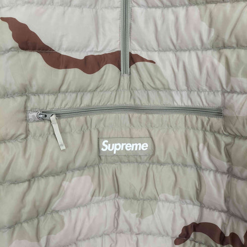 シュプリーム Supreme 24FW SUPREME MICRO DOWN HALF ZIP HOODED PULLOVER メンズ L