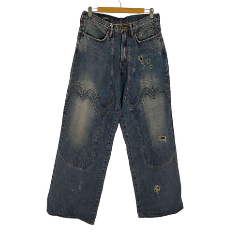 シュガーヒル SUGARHILL FADED MODERN WESTERN WIDE TROUSERS メンズ 34