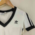 アディダスオリジナルス adidas Originals スリーストライプス Vネック スリム半袖Tシャツ レディース JPN:M
