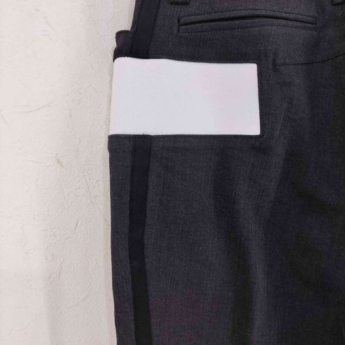 バジュラ bajra テープデザイン ストレッチパンツ 側章 Y2K レディース JPN:M