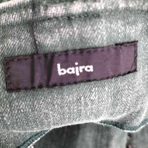 バジュラ bajra スリムストレート デザインデニムパンツ レディース