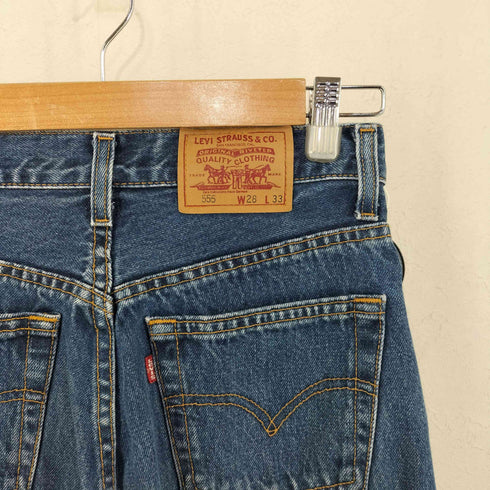 リーバイス Levis オーストラリア製 555 ボタン裏341 ボタンフライデニムパンツ レディース W28 L33