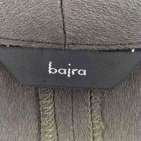 バジュラ bajra シルク100 ショールカラー デザインカーディガン レディース ONE SIZE