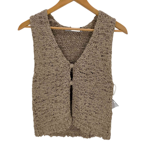ザラ ZARA 編みベスト レディース import:S
