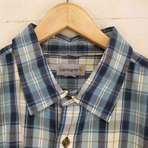 カーハート Carhartt RELAXED FIT チェック柄 半袖シャツ メンズ