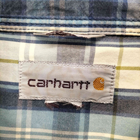 カーハート Carhartt RELAXED FIT チェック柄 半袖シャツ メンズ