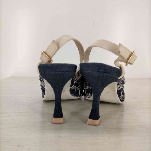 ランダ RANDA トワルドジュイ刺繍バックストラップパンプス レディース JPN:S