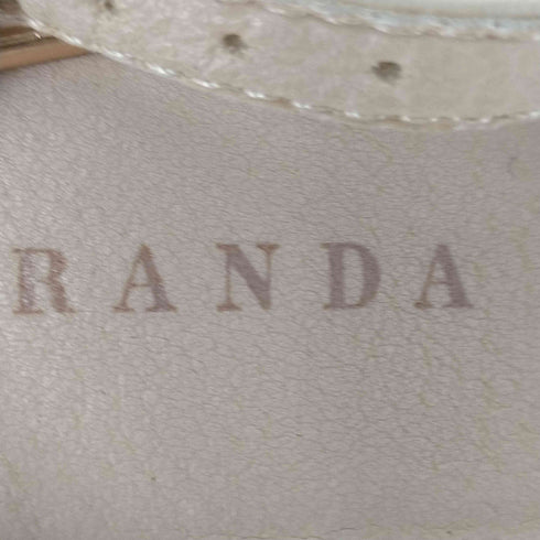 ランダ RANDA トワルドジュイ刺繍バックストラップパンプス レディース JPN:S