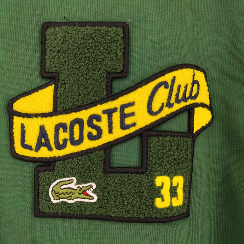 ラコステ LACOSTE ロゴ刺繍 ラガーシャツ メンズ import:L
