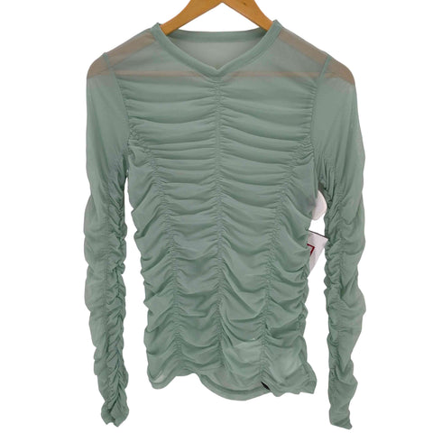 メゾンスペシャル MAISON SPECIAL See-through Shirring Top レディース FREE