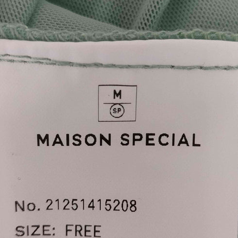 メゾンスペシャル MAISON SPECIAL See-through Shirring Top レディース FREE
