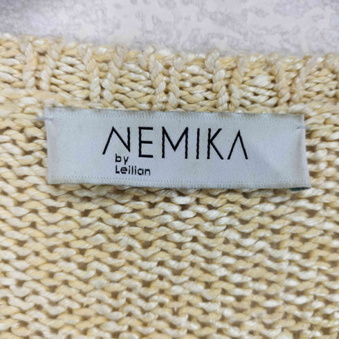 ネミカ NEMIKA シルク混 編み込みニット レディース 9