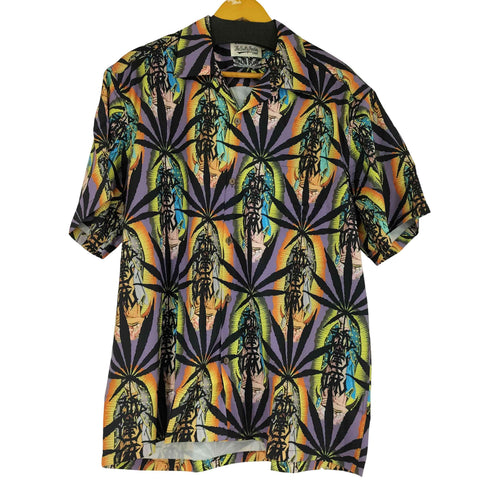 ワコマリア WACKO MARIA レーヨン100 総柄 S/S アロハシャツ メンズ JPN:XL