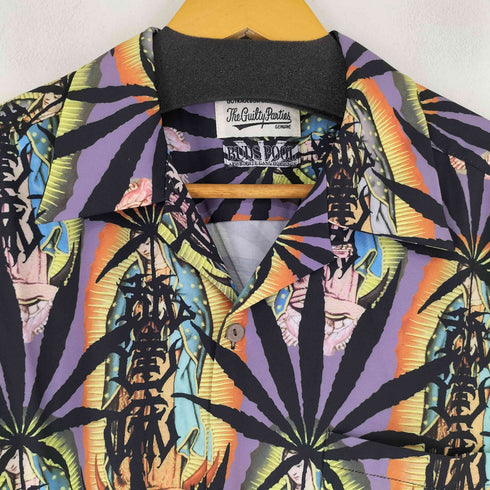 ワコマリア WACKO MARIA レーヨン100 総柄 S/S アロハシャツ メンズ JPN:XL