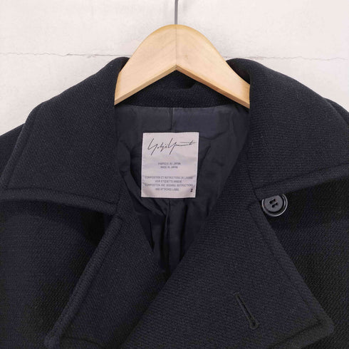 ヨウジヤマモト Yohji Yamamoto 03AW メルトンピーコート メンズ JPN:2