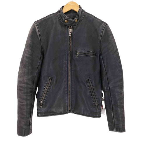 バンソン VANSON USA製 シングルライダース メンズ US:34