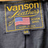 バンソン VANSON USA製 シングルライダース メンズ US:34