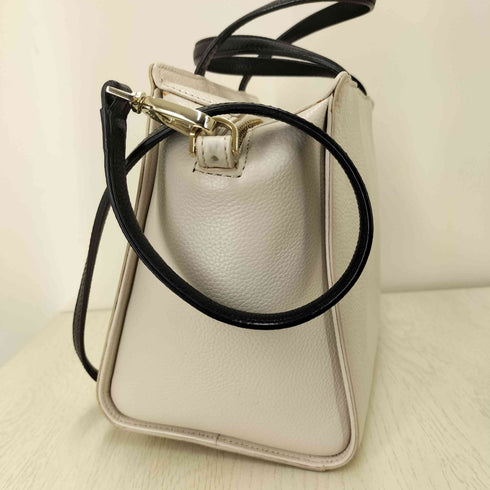 ケイトスペード Kate spade リボン 2WAY シボレザー ボックス ショルダー バッグ レディース