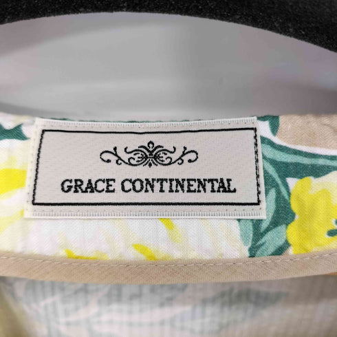 グレースコンチネンタル GRACE CONTINENTAL ブーケプリントロングワンピース レディース JPN:38