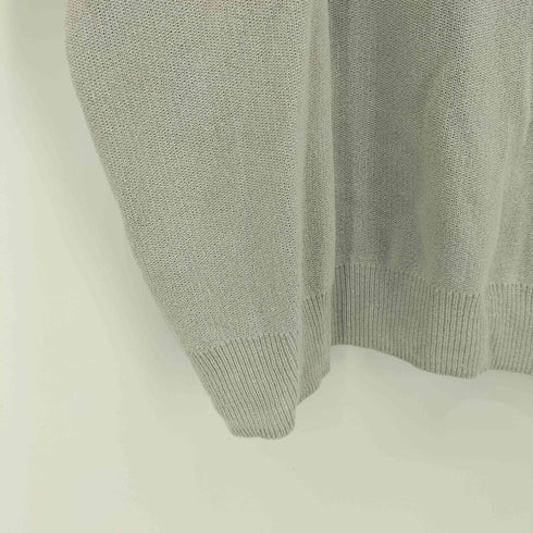 ユナイテッドアローズグリーンレーベルリラクシング UNITED ARROWS green label relaxing 25SS ペーパー ハーフミラノ ニット クルーネック 半袖Tシャツ メンズ JPN:M