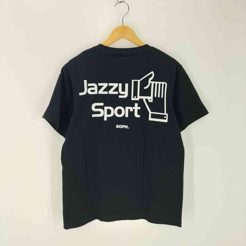 ジャジースポート JAZZY SPORT バックプリント クルーネック 半袖Tシャツ メンズ JPN:M