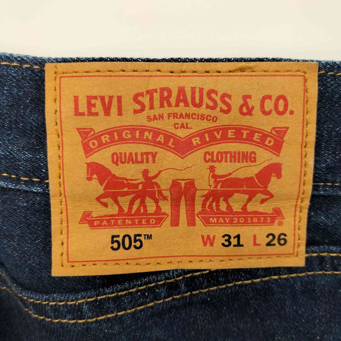 リーバイス Levis 505 紙パッチ デニム ストレート パンツ レディース W31 L26