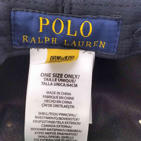 ポロラルフローレン POLO RALPH LAUREN ロゴプリントキャップ メンズ