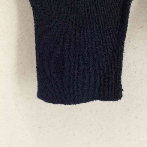 バーバリーズ BURBERRYS MADE IN SCOTLAND ロゴ刺繍Vネックウールニット メンズ 42