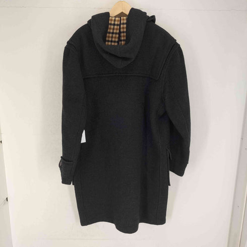 アクアスキュータム AQUASCUTUM MADE IN ENGLAND 裏地チェックウールダッフルコート メンズ