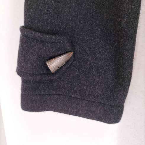 アクアスキュータム AQUASCUTUM MADE IN ENGLAND 裏地チェックウールダッフルコート メンズ