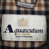 アクアスキュータム AQUASCUTUM MADE IN ENGLAND 裏地チェックウールダッフルコート メンズ