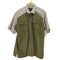 ハーレーダビッドソン HARLEY-DAVIDSON 11SS MILITARY STYLE WOVEN バイカラー S/S ワーク シャツ メンズ import:XL