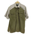 ハーレーダビッドソン HARLEY-DAVIDSON 11SS MILITARY STYLE WOVEN バイカラー S/S ワーク シャツ メンズ import:XL