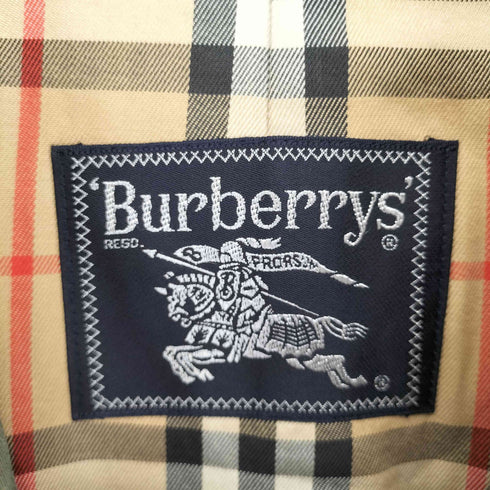 バーバリーズ BURBERRYS 玉虫 裏地ノヴァチェックステンカラーコート メンズ