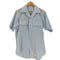 ユーエスアーミー U.S. ARMY DURABLE PRESS SHORT SLEEVE SHIRT ポリ コットン ショート スリーブ 開襟 オープンカラー ミリタリー シャツ メンズ 16