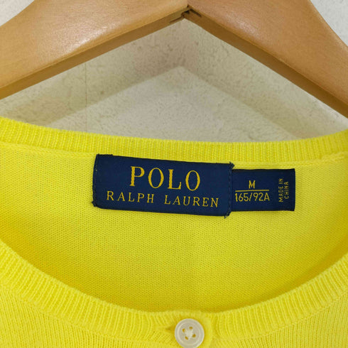 ポロラルフローレン POLO RALPH LAUREN ポニー刺繍 クルーネックカーディガン レディース import:M