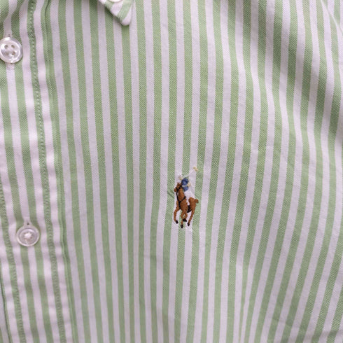 ラルフローレン RALPH LAUREN Super Slim Fit ポニー 刺繍 ボダンダウン L/S シャツ レディース 0