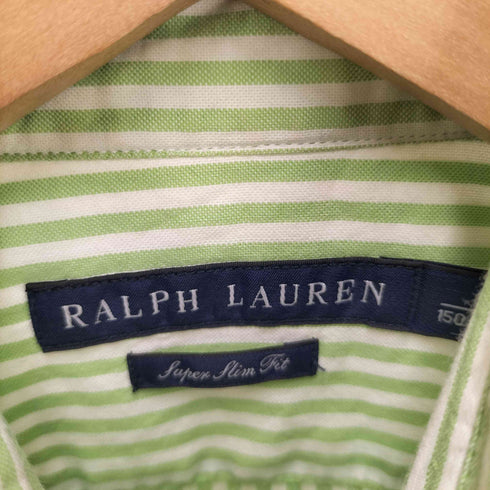 ラルフローレン RALPH LAUREN Super Slim Fit ポニー 刺繍 ボダンダウン L/S シャツ レディース 0