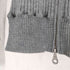 バーバリーブルーレーベル BURBERRY BLUE LABEL ウールリブニットパーカー レディース EUR:38