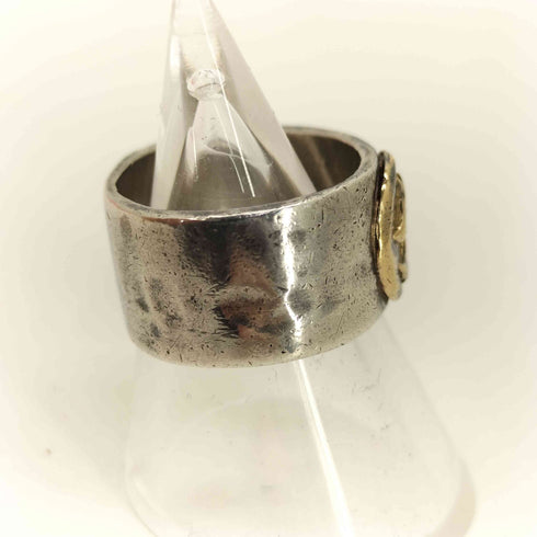 TADY&KING SILVER×K18 GPウルフ 平打ちリング レディース 9号