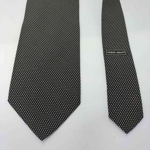 ジョルジオアルマーニ Giorgio Armani 80S イタリア製 CLASSICO 総柄 シルク ネクタイ メンズ